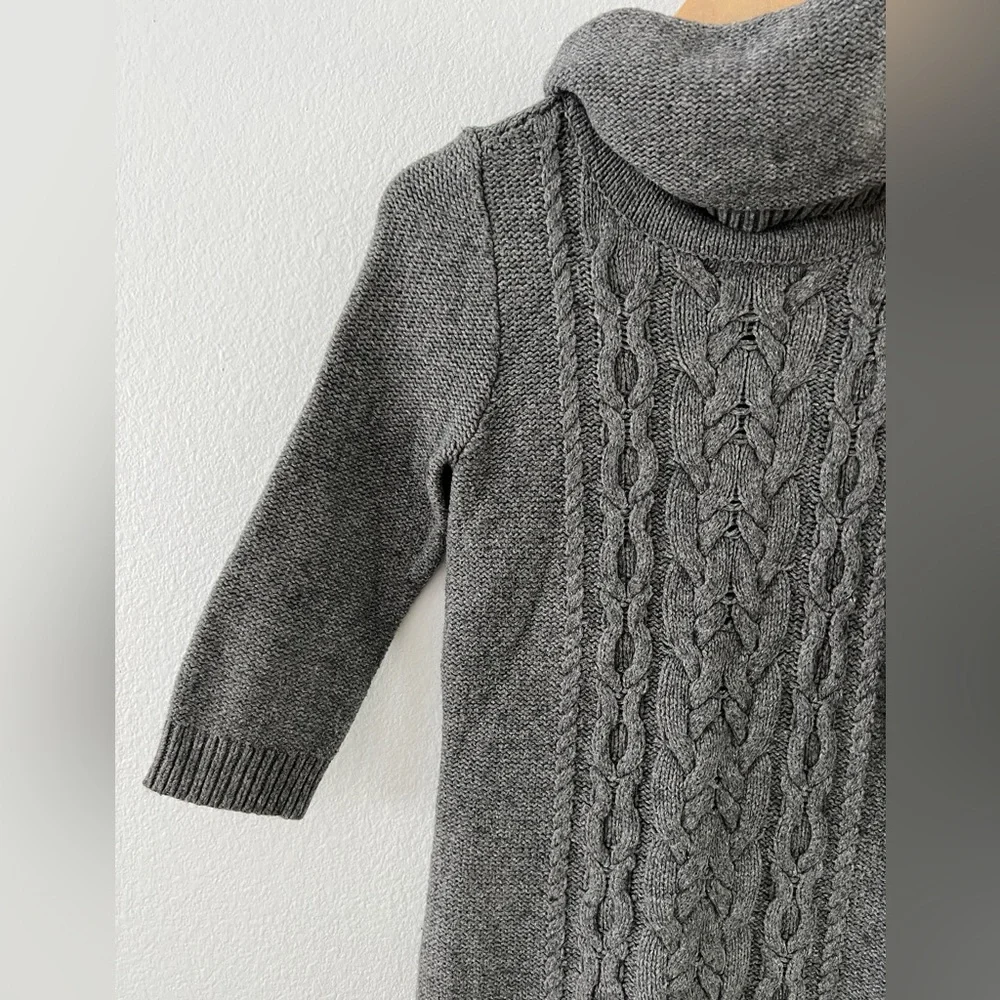 Tommy Hilfiger 3/4 Sleeved Cowl Turtleneck Sweater Dress S/P - Picture 5 of 9